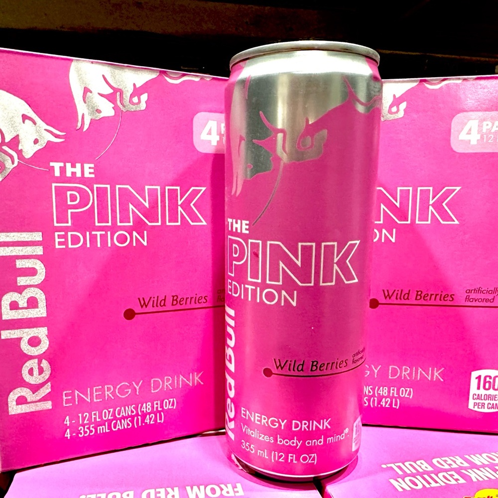 Pink Red Bull